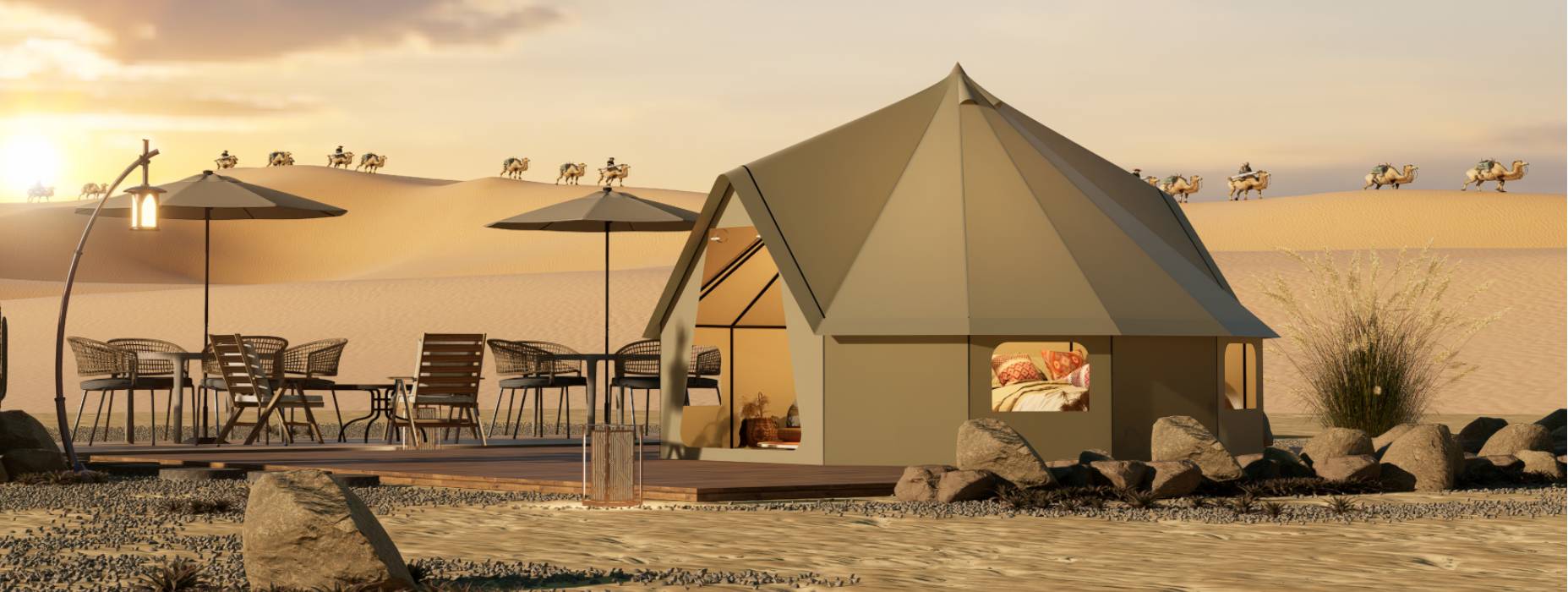 三山区露营酒店帐篷产品